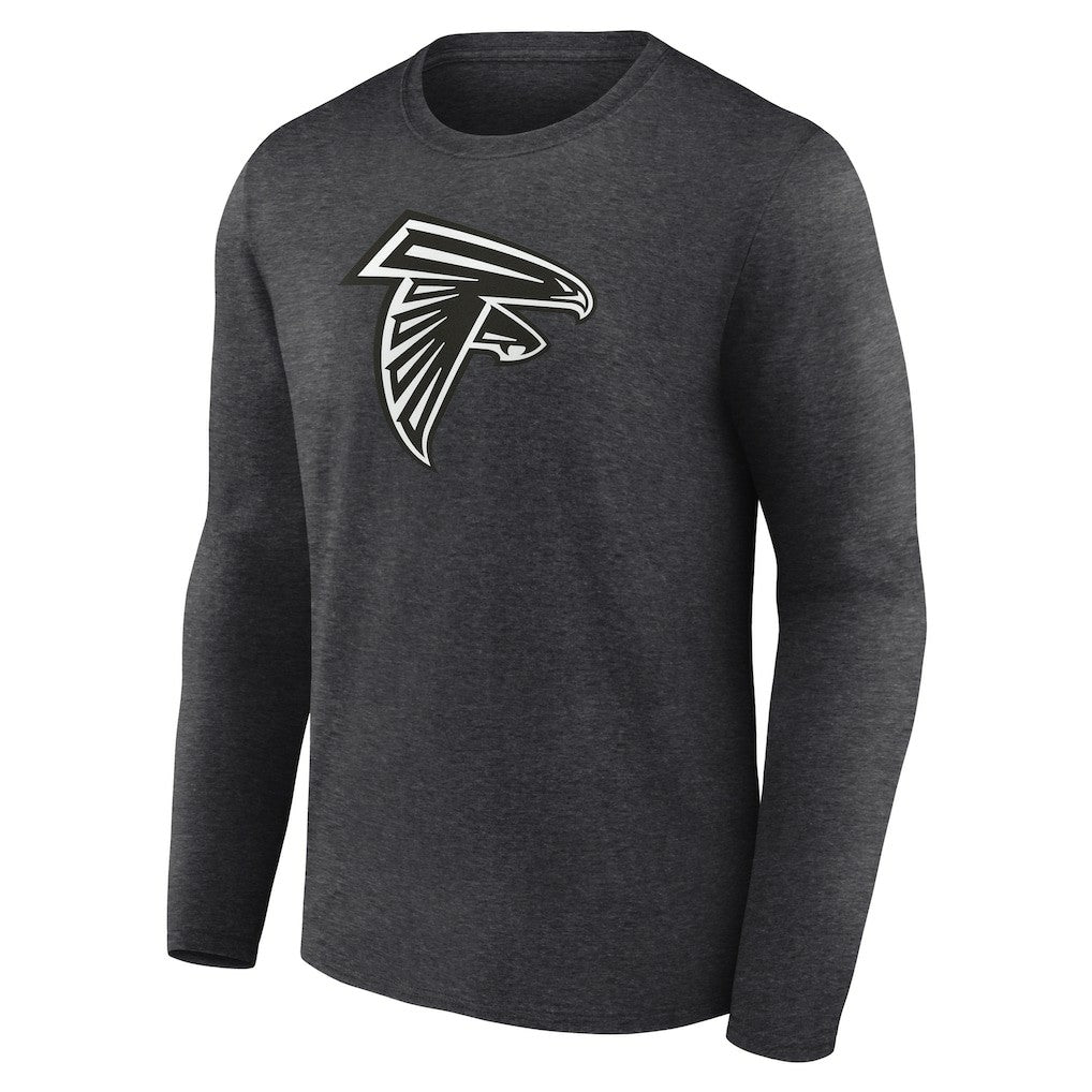 Personalized Name & Number Monochrome Long Sleeve T-Shirt - Atlanta Falcons