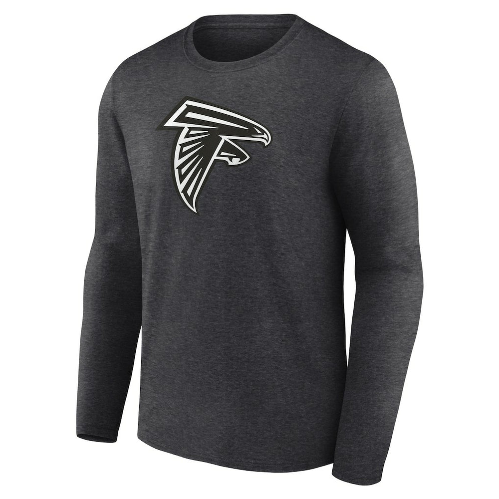 Personalized Name & Number Monochrome Long Sleeve T-Shirt - Atlanta Falcons