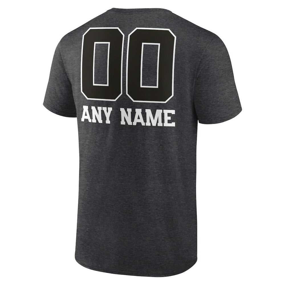 Personalized Name & Number Monochrome T-Shirt - Atlanta Falcons
