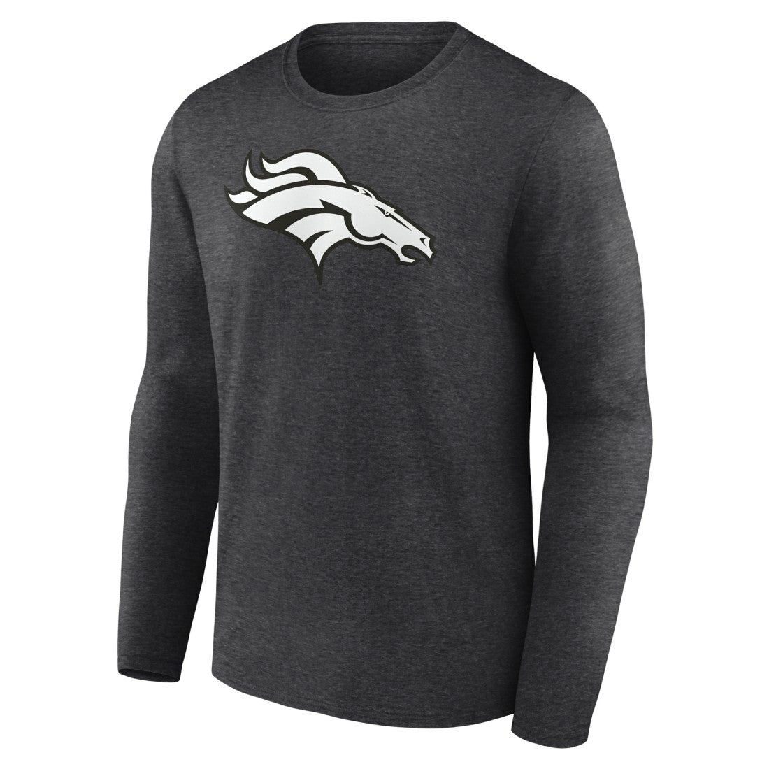 Personalized Name & Number Monochrome Long Sleeve T-Shirt - Denver Broncos