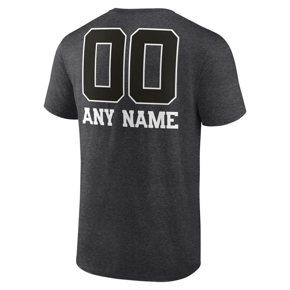 Personalized Name & Number Monochrome T-Shirt - Detroit Lions