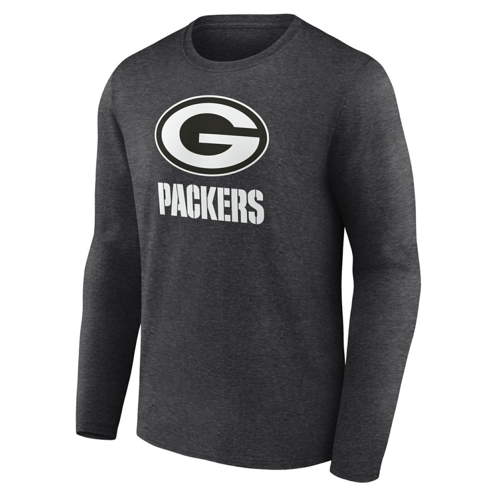 Personalized Name & Number Monochrome Long Sleeve T-Shirt - Green Bay Packers
