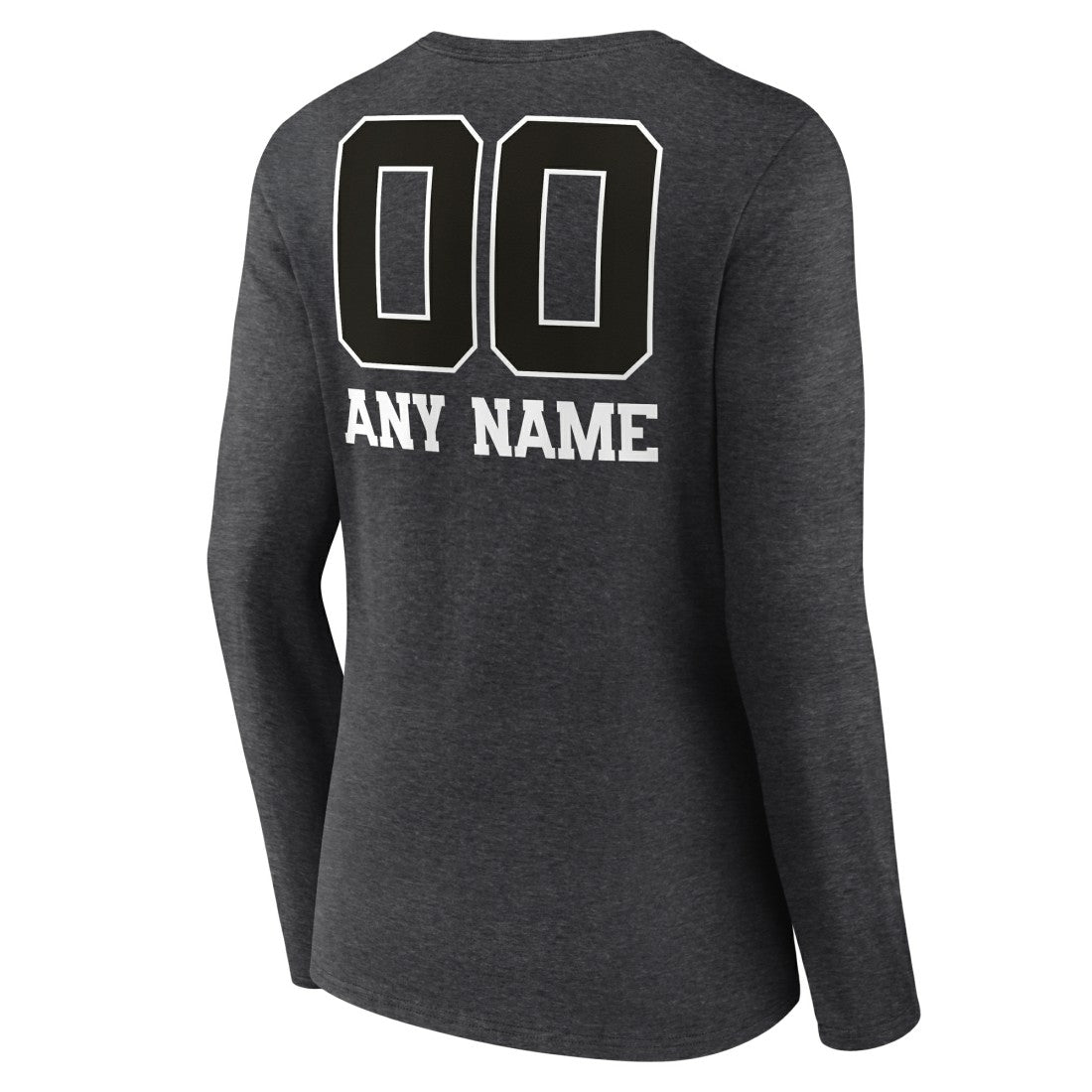 Women's Personalized Name & Number Monochrome V-neck T-Shirt - Houston Texans