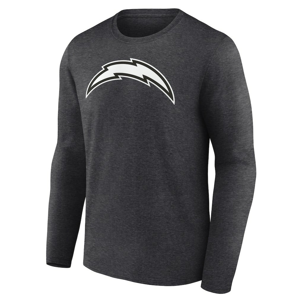 Personalized Name & Number Monochrome Long Sleeve T-Shirt - Los Angeles Chargers