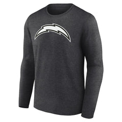 Personalized Name & Number Monochrome Long Sleeve T-Shirt - Los Angeles Chargers