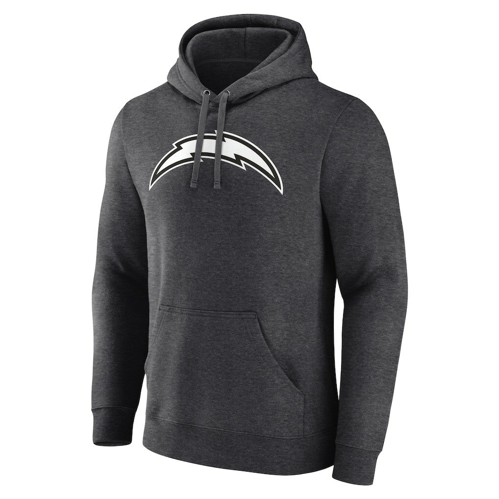 Personalized Name & Number Monochrome Pullover Hoodie - Los Angeles Chargers