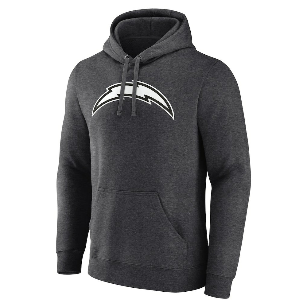 Personalized Name & Number Monochrome Pullover Hoodie - Los Angeles Chargers