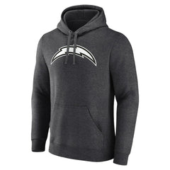 Personalized Name & Number Monochrome Pullover Hoodie - Los Angeles Chargers