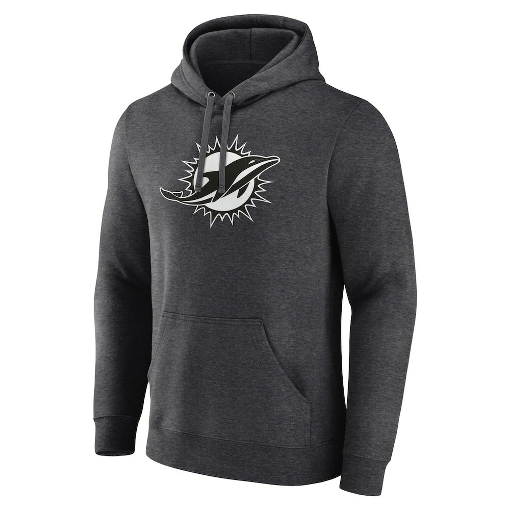 Personalized Name & Number Monochrome Pullover Hoodie - Miami Dolphins