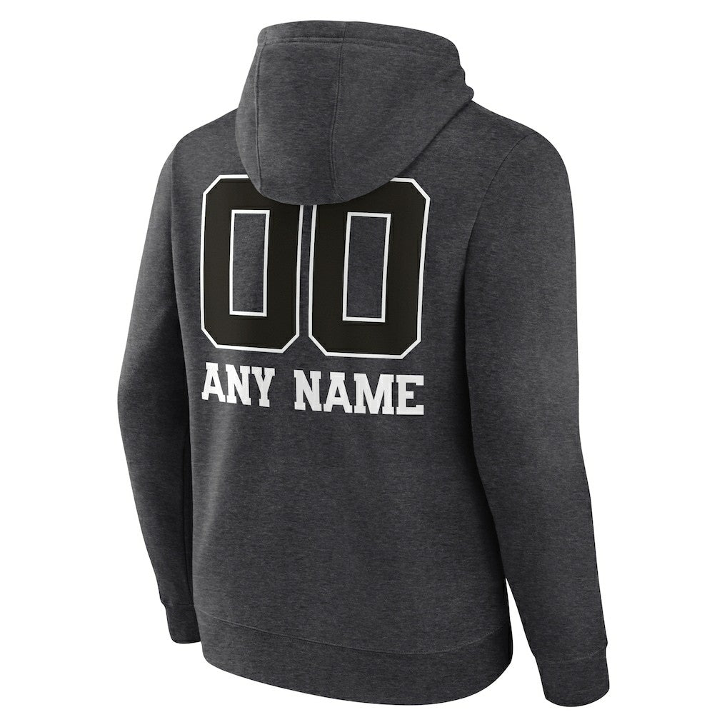 Personalized Name & Number Monochrome Pullover Hoodie - Miami Dolphins