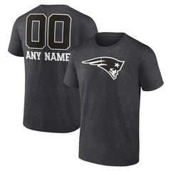 Personalized Name & Number Monochrome T-Shirt - New England Patriots