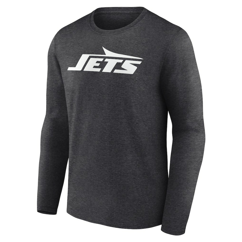 Personalized Name & Number Monochrome Long Sleeve T-Shirt - New York Jets