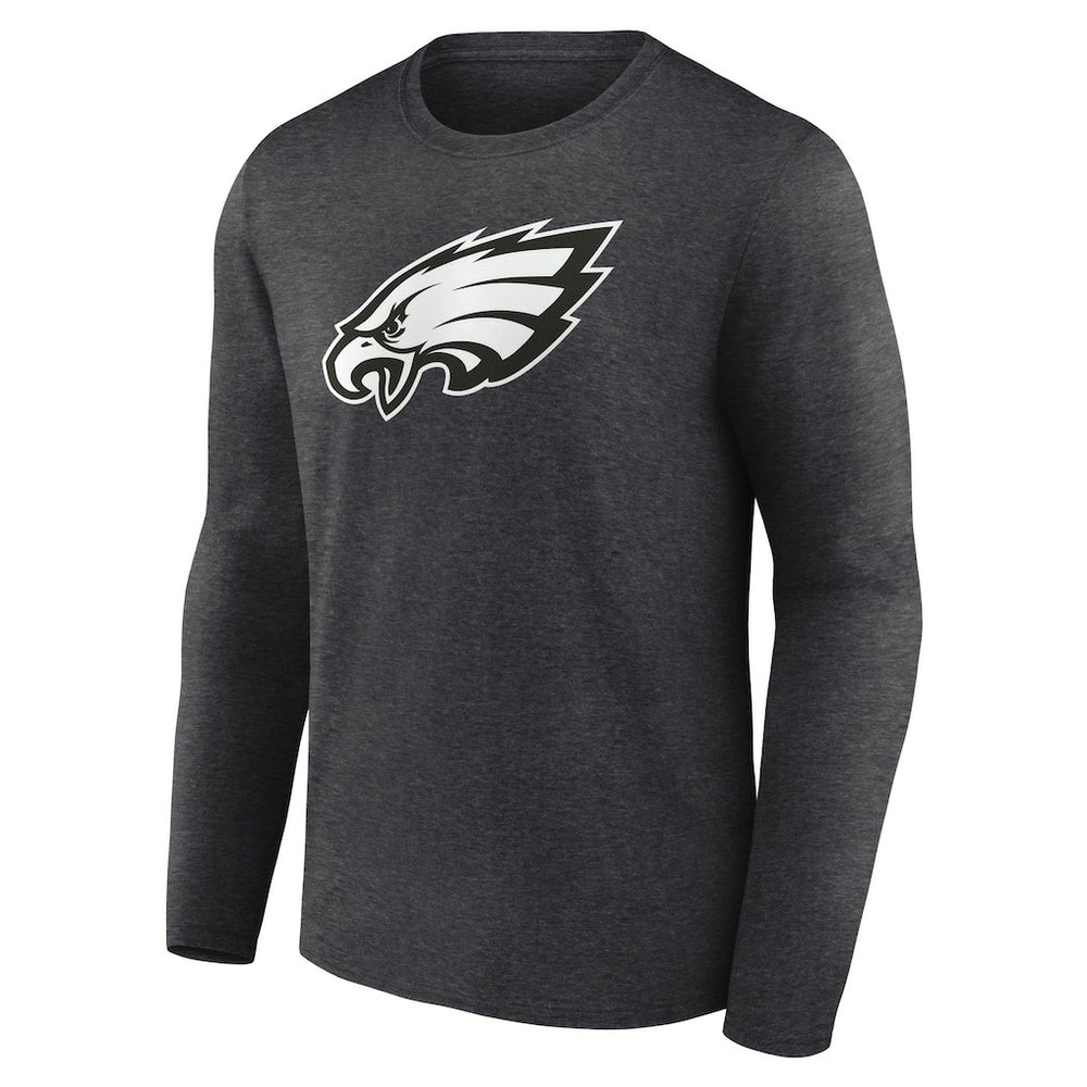 Personalized Name & Number Monochrome Long Sleeve T-Shirt - Philadelphia Eagles