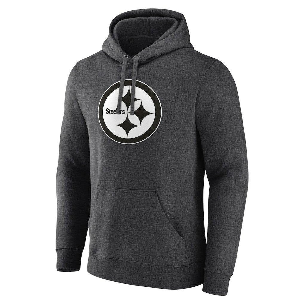 Personalized Name & Number Monochrome Pullover Hoodie - Pittsburgh Steelers