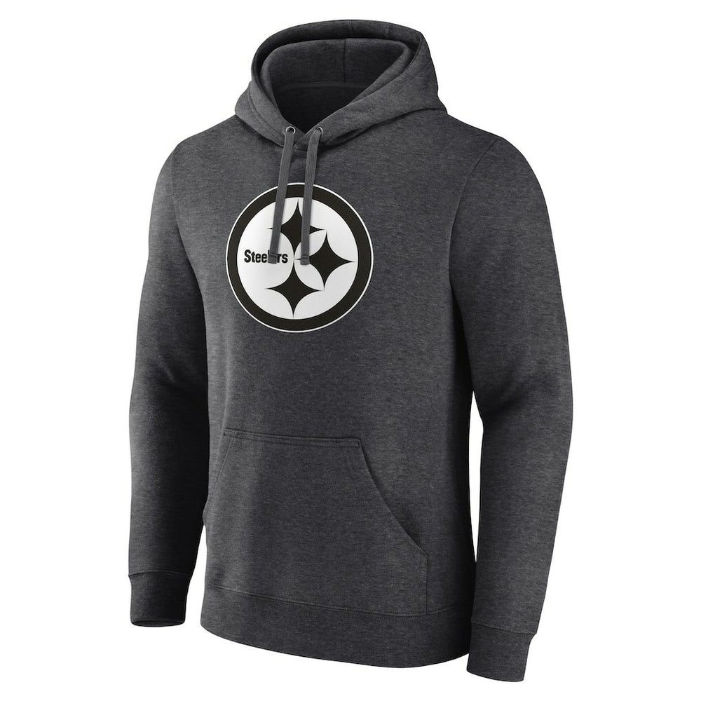 Personalized Name & Number Monochrome Pullover Hoodie - Pittsburgh Steelers