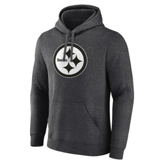 Personalized Name & Number Monochrome Pullover Hoodie - Pittsburgh Steelers