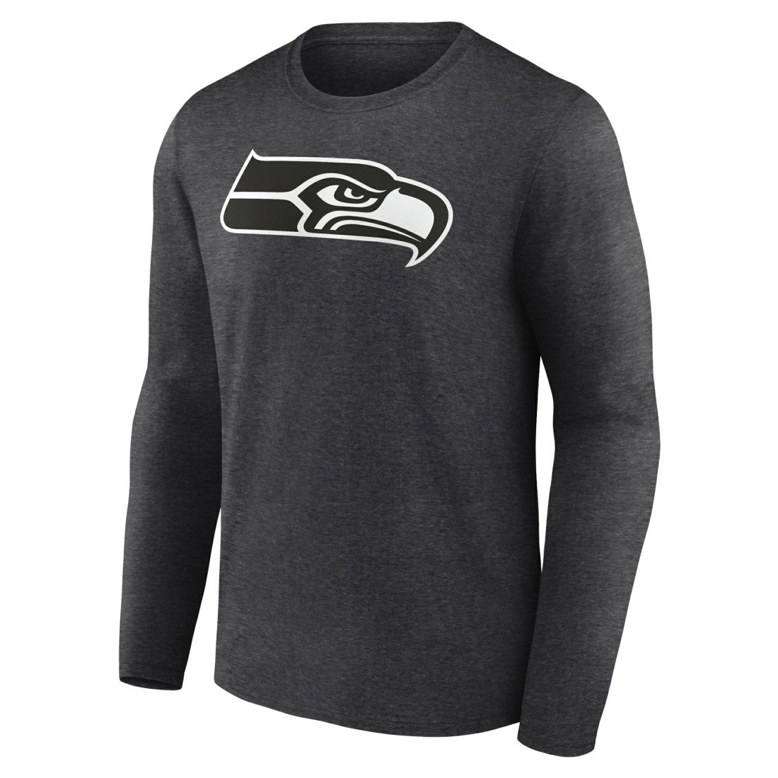 Personalized Name & Number Monochrome Long Sleeve T-Shirt - Seattle Seahawks