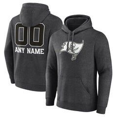 Personalized Name & Number Monochrome Pullover Hoodie - Tampa Bay Buccaneers