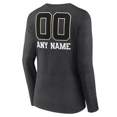 Women's Personalized Name & Number Monochrome V-neck T-Shirt - Tampa Bay Buccaneers