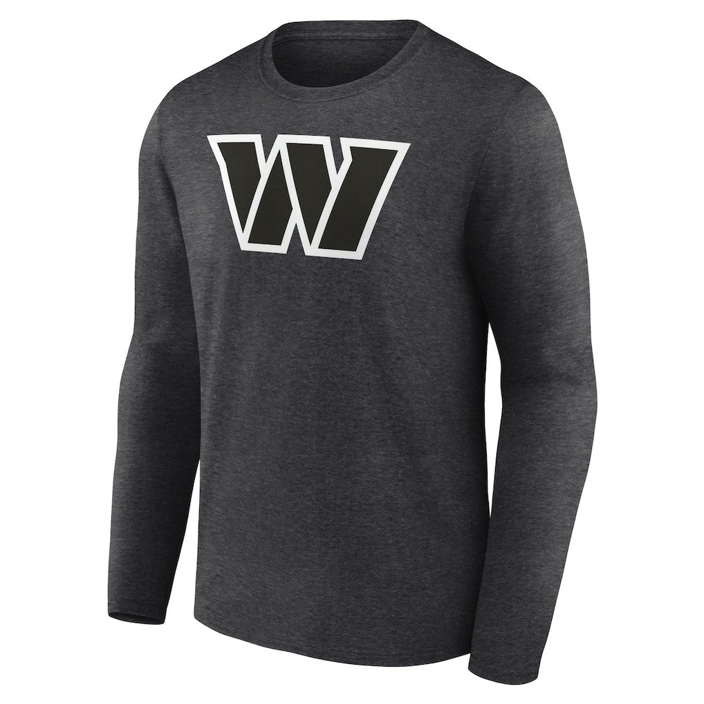Personalized Name & Number Monochrome Long Sleeve T-Shirt - Washington Commanders