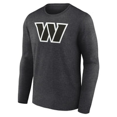 Personalized Name & Number Monochrome Long Sleeve T-Shirt - Washington Commanders