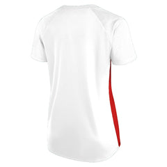 Women's Plus Size Glitter Lace-Up V- Neck T-Shirt - Kansas City Chiefs