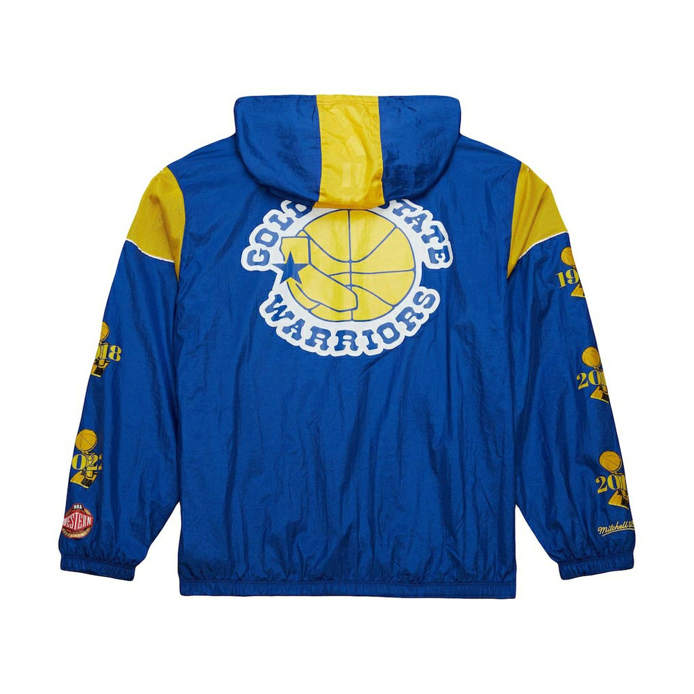NBA Golden State Warriors Unisex Hardwood Classics Team OG 3.0 Anorak Half-Zip Windbreaker Jacket sale