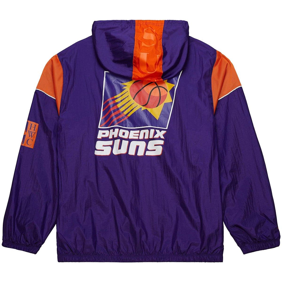 NBA Phoenix Suns Unisex Hardwood Classics Team OG 3.0 Anorak Half-Zip Windbreaker Jacket