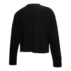 NBA Philadelphia 76ers Women's Hardwood Classics Studded Boxy Cropped Long Sleeve T-Shirt