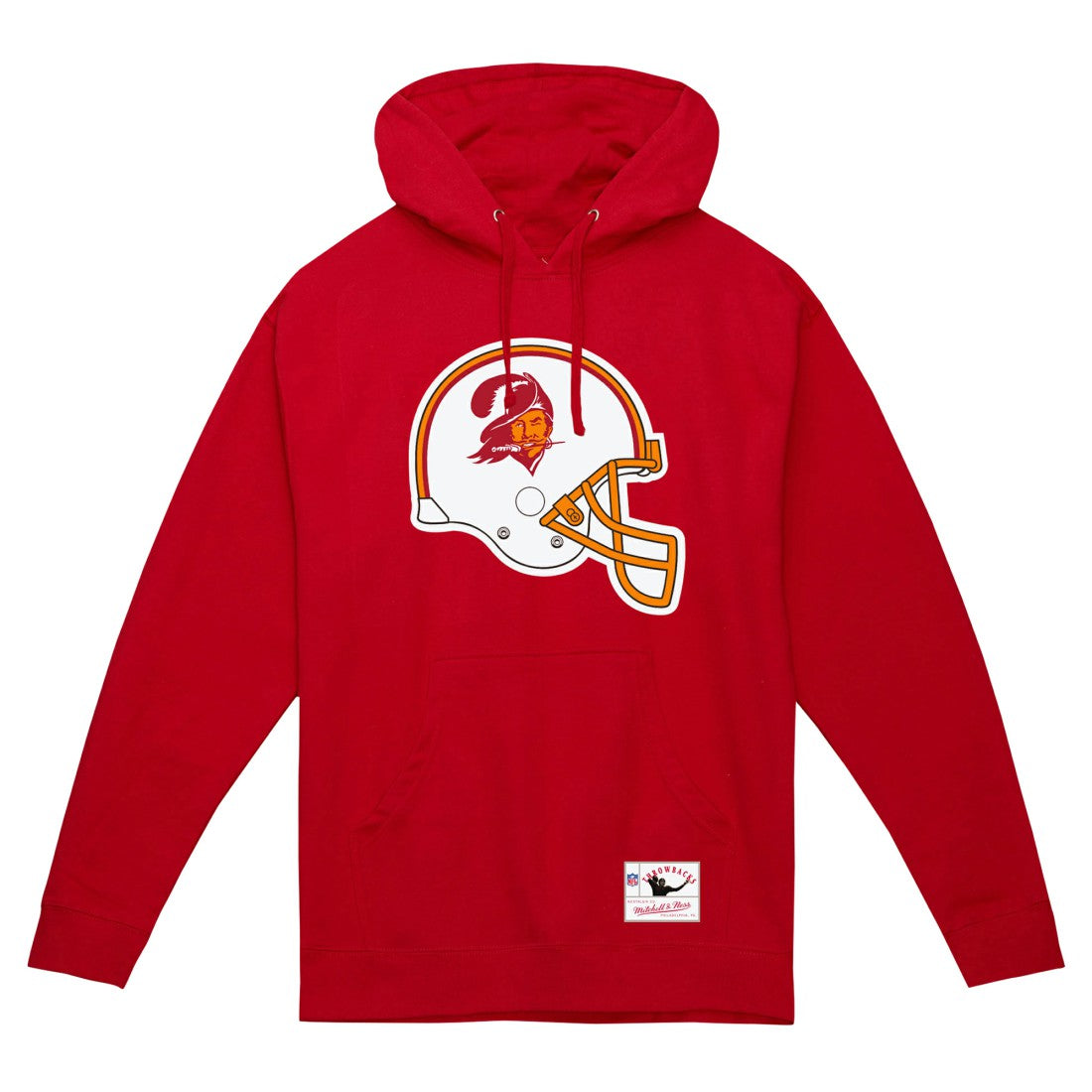 Helmet Logo Vintage Pullover Hoodie - Tampa Bay Buccaneers