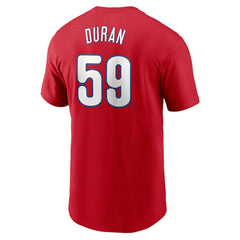 MLB Jhoan Duran Philadelphia Phillies Nike Fuse Name & Number T-Shirt