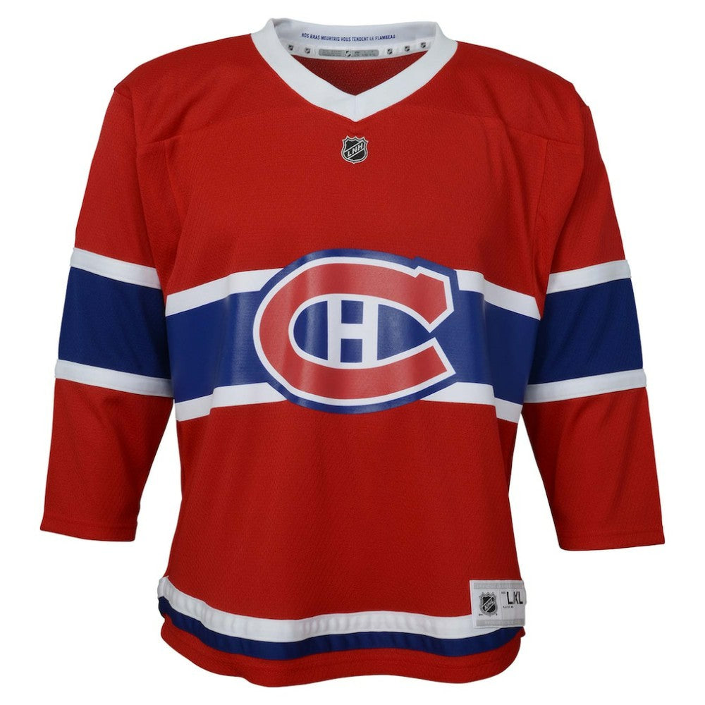 NHL Red Montreal Canadiens Youth Replica Jersey