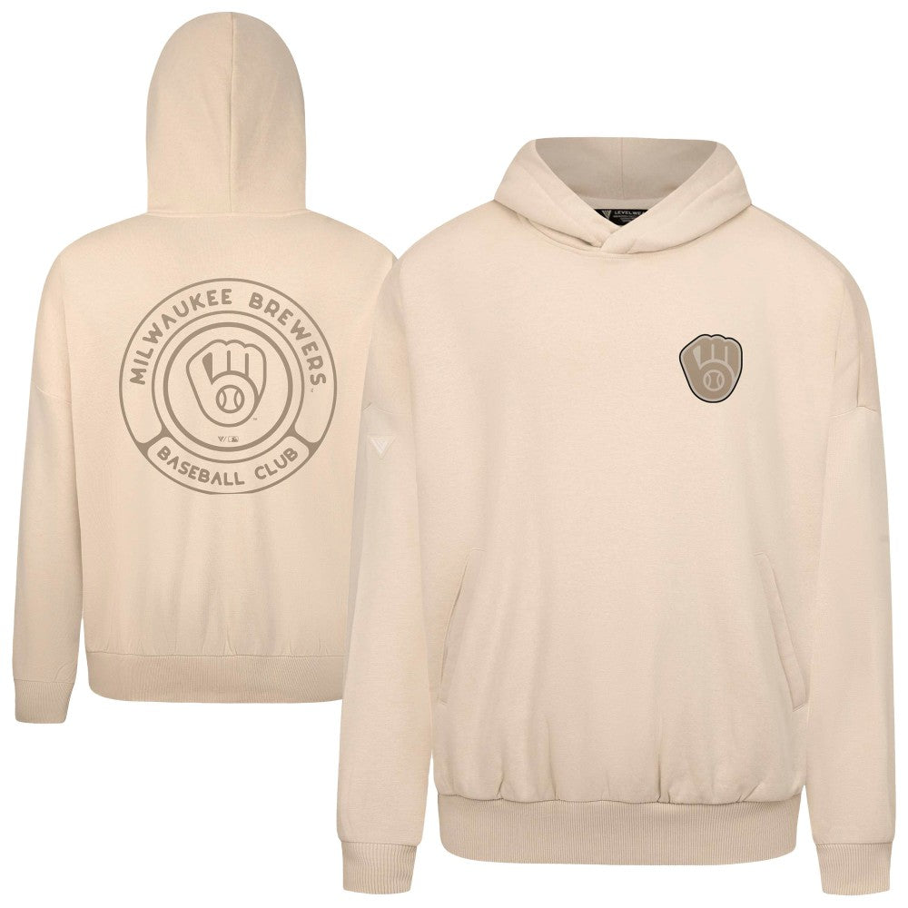 MLB Milwaukee Brewers Levelwear Contact Oversized Pullover Hoodie