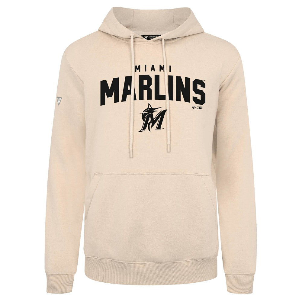 MLB Miami Marlins Levelwear Podium Team Arch Pullover Hoodie