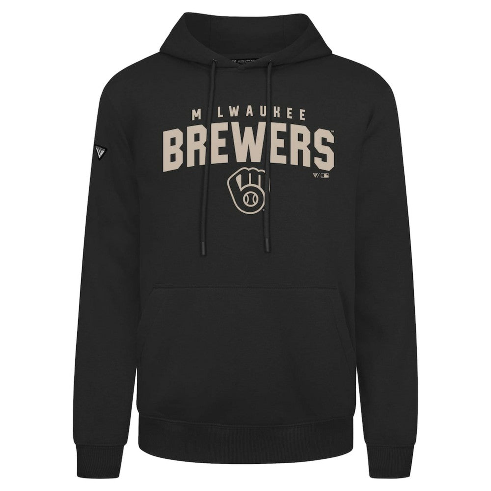 MLB Milwaukee Brewers Levelwear Podium Team Arch Pullover Hoodie