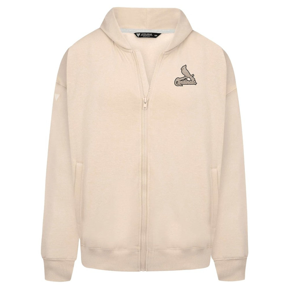MLB St. Louis Cardinals Levelwear Uphill Oversized Full-Zip Hoodie