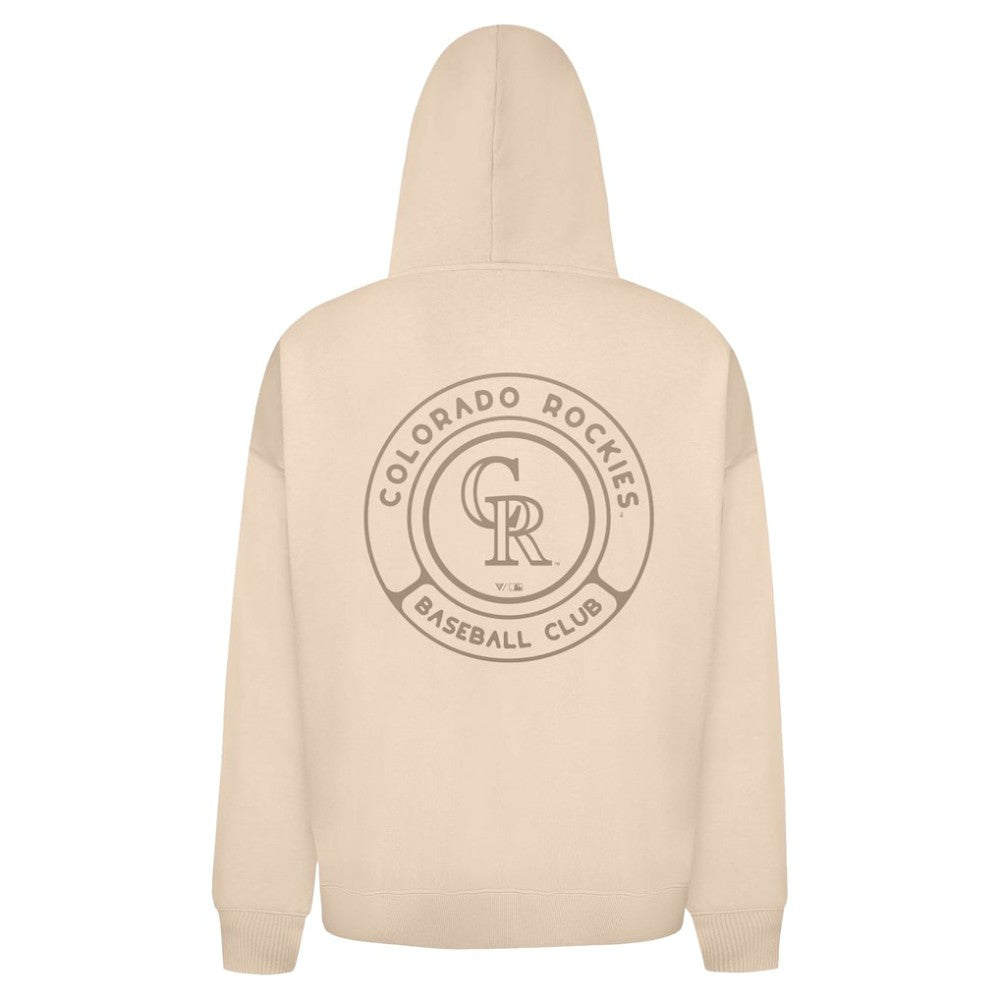 MLB Colorado Rockies Levelwear Uphill Oversized Full-Zip Hoodie