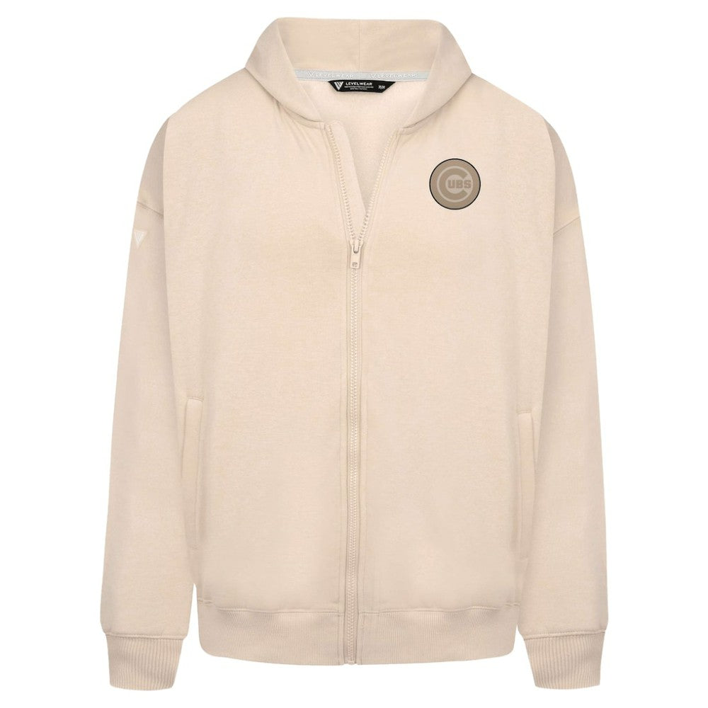 MLB Chicago Cubs Levelwear Uphill Oversized Full-Zip Hoodie