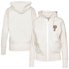 MLB Philadelphia Phillies Levelwear Women's Gardinia Full-Zip Hoodie