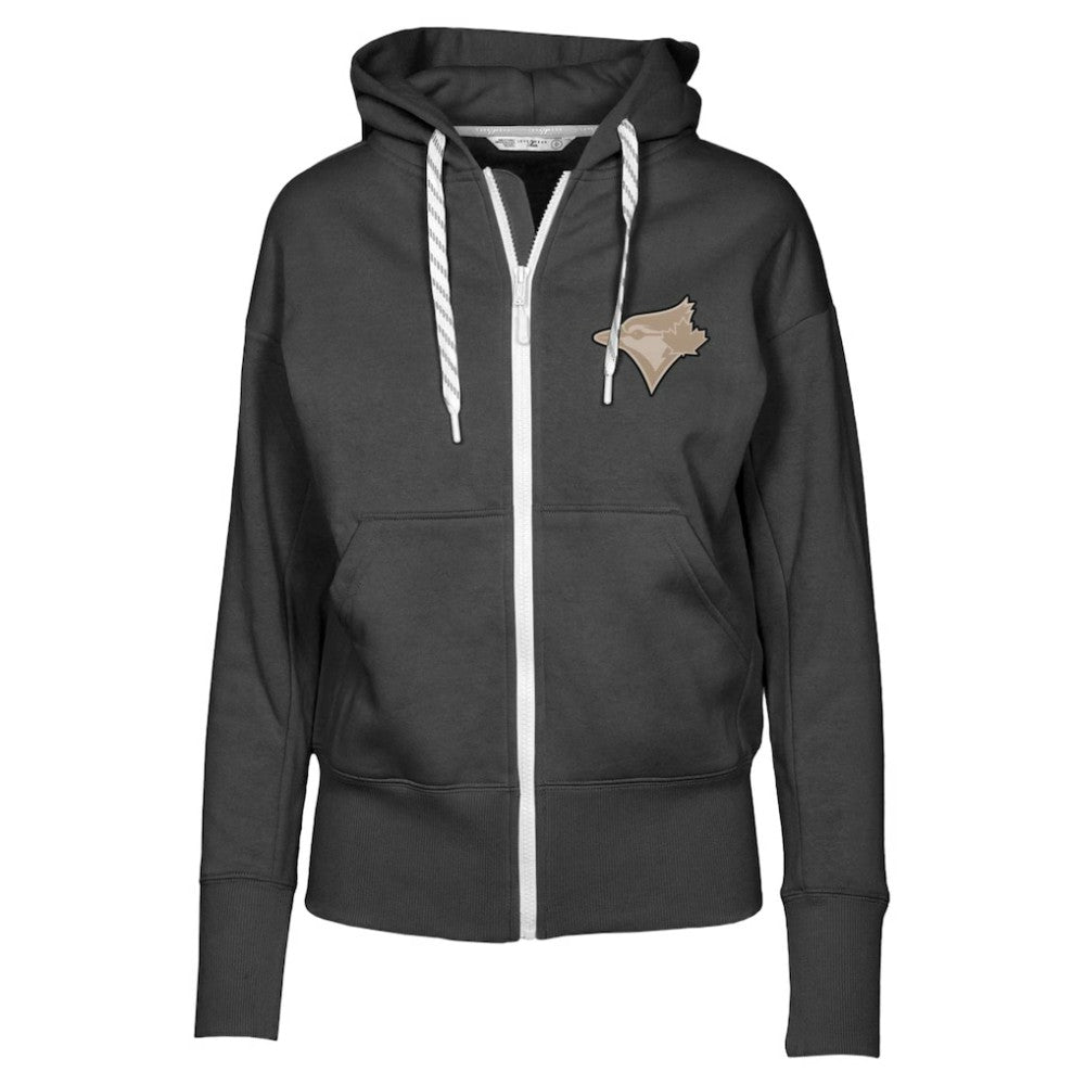 MLB Toronto Blue Jays Levelwear Women's Gardinia Full-Zip Hoodie