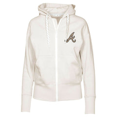 MLB Atlanta Braves Levelwear Women's Gardinia Full-Zip Hoodie