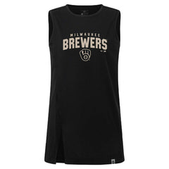 MLB Milwaukee Brewers Levelwear Women's Influx Team Arch Tank Top