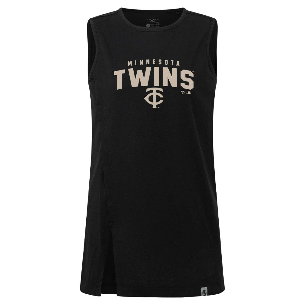 MLB Minnesota Twins Levelwear Women's Influx Team Arch Tank Top