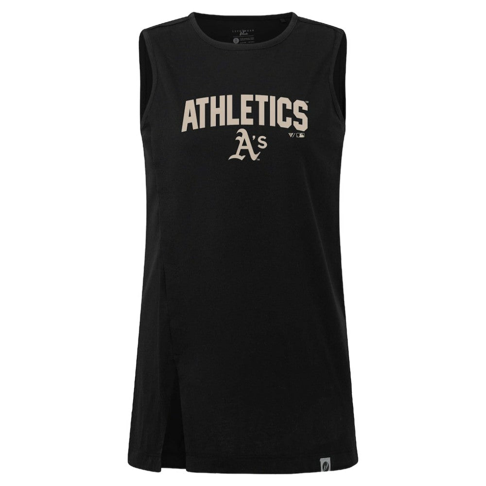MLB Athletics Levelwear Women's Influx Team Arch Tank Top