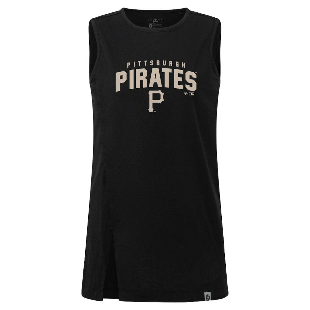 MLB Pittsburgh Pirates Levelwear Women's Influx Team Arch Tank Top