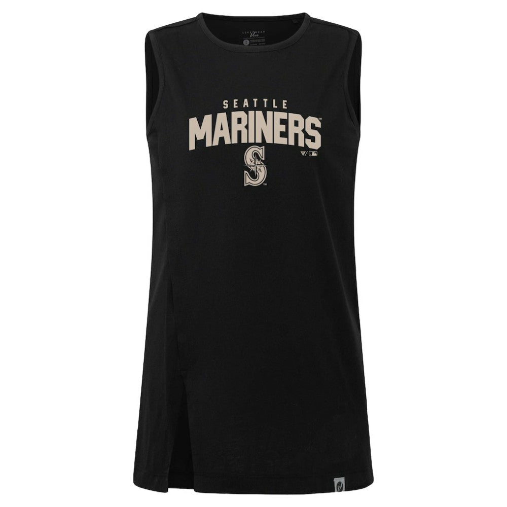 MLB Seattle Mariners Levelwear Women's Influx Team Arch Tank Top