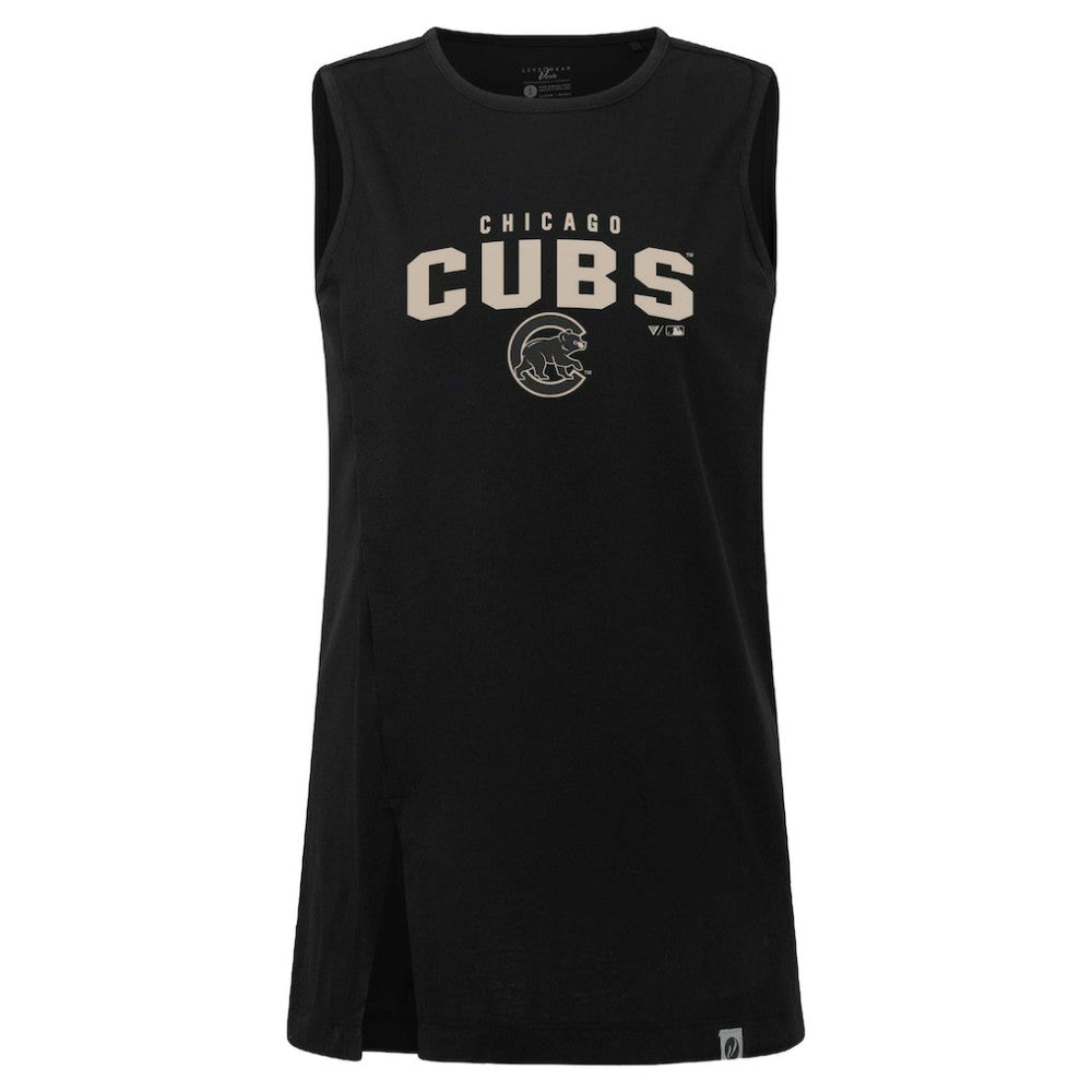 MLB Chicago Cubs Levelwear Women's Influx Team Arch Tank Top