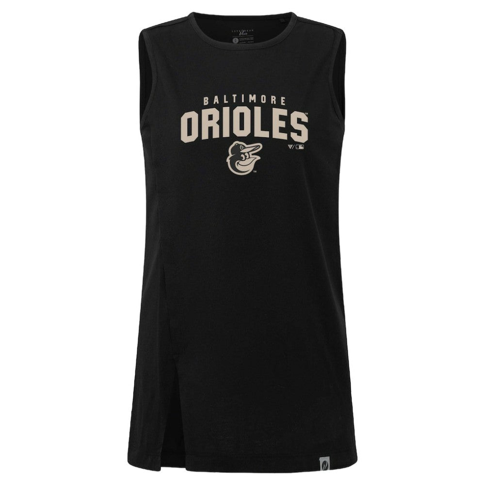 MLB Baltimore Orioles Levelwear Women's Influx Team Arch Tank Top