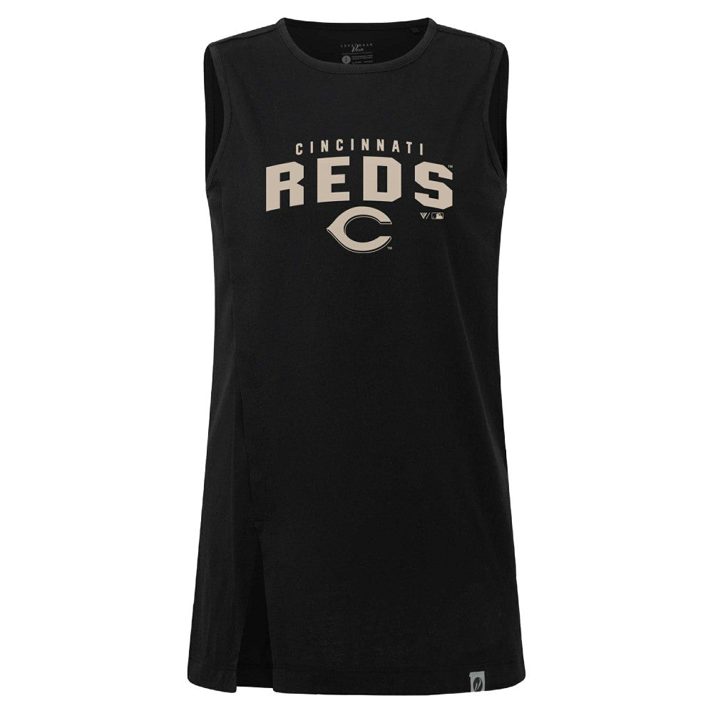 MLB Cincinnati Reds Levelwear Women's Influx Team Arch Tank Top