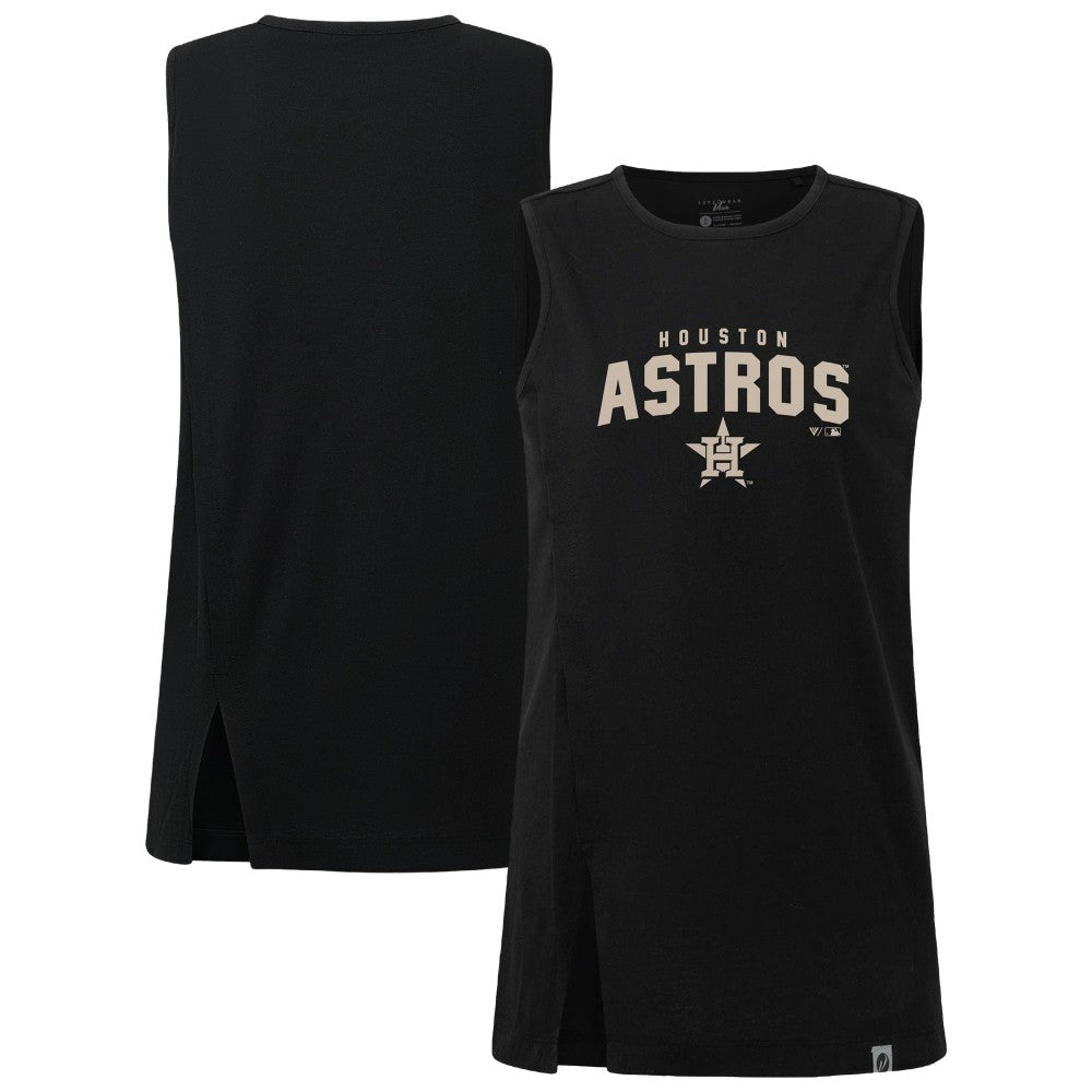 MLB Houston Astros Levelwear Women's Influx Team Arch Tank Top
